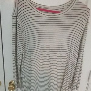 Striped T shirt dress